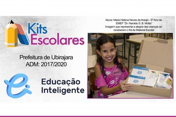 Prefeitura entrega Kits de material escolar para alunos da Rede Municipal de Ensino