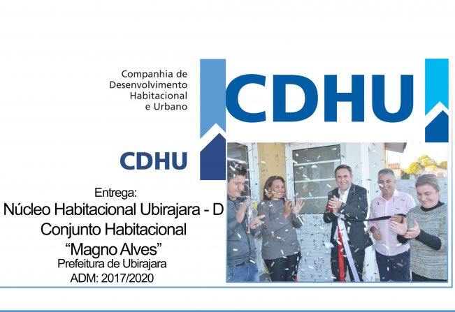 CDHU entrega 84 casas para famílias de Ubirajara