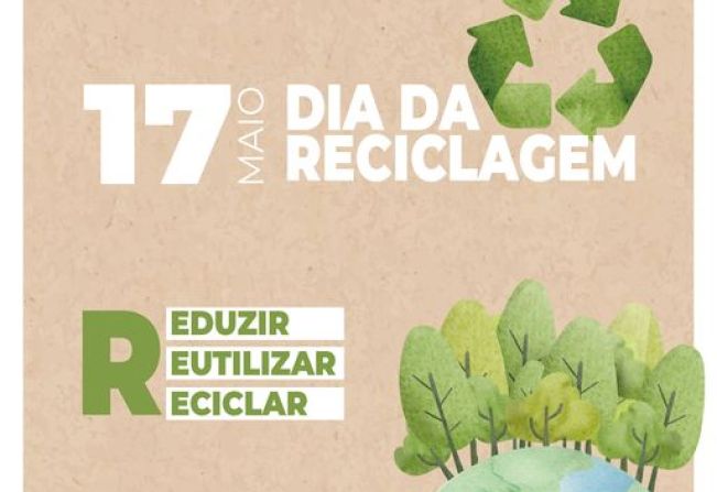 Hoje celebra-se o Dia Mundial da Reciclagem.